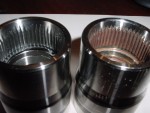 Genuine Volvo Angle Gear Collar Sleeve Service Kit, 5-Speed Auto 9495034 (new versus old)