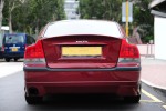Rear view of PCC Style Trunk Spoiler Panel installed on S60