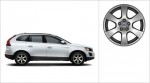 Segin wheel mounted on an XC60
