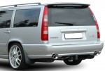 Rear view of Exhaust System installed on V70 AWD