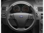 S40/V50, C30 Steering wheel in leather with aluminum inlay
