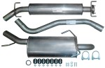 Single-exit Performance Exhaust System for the '02-09 Saab 9-5 2.0T/2.3T and Bio Power