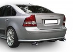 Rear view of Exhaust System installed on S40