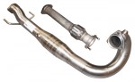 2-Piece Mandrel Bent SS Performance Downpipe for the '98-09 Saab 9-5 2.0T/2.3T and Aero
