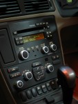 Aluminum Look Knob Covers installed on S60/V70 console
